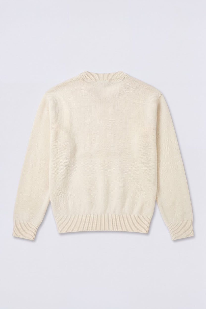 Tweens Girls Floral Embellished Knitted Sweater - Image 3