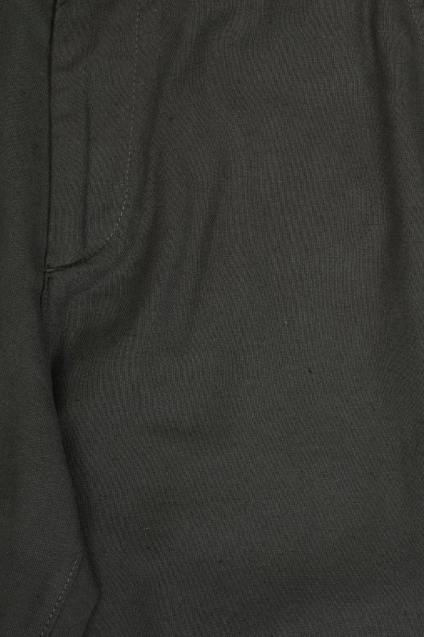 Mens Relaxed Fit Charcoal Solid Drawstring Trouser - Image 8