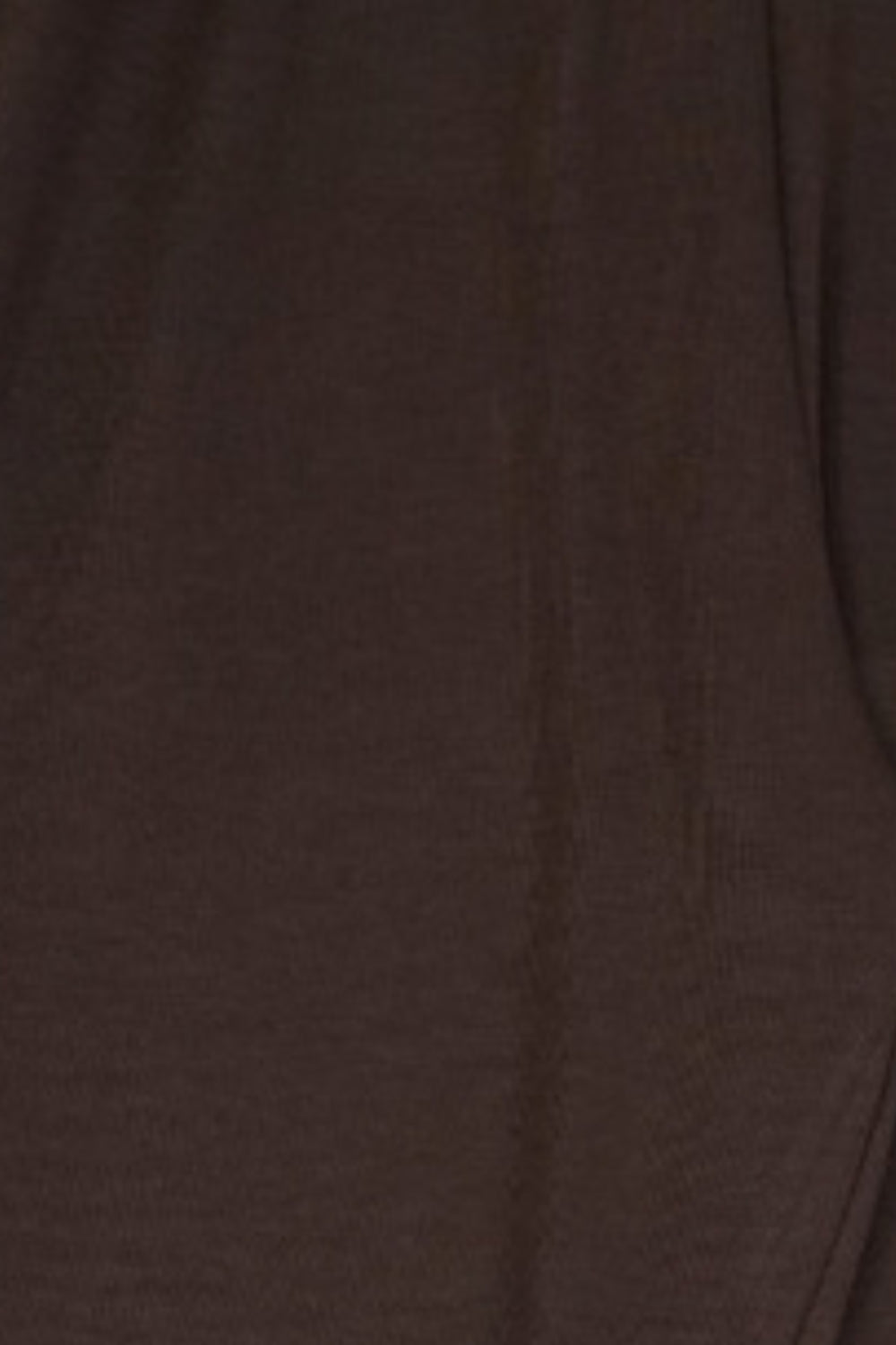 Womens Brown Solid Flared Knit Pant - Image 8