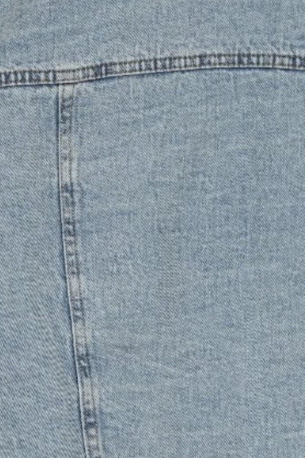 Womens Washed Hooded Denim Jacket - Image 8