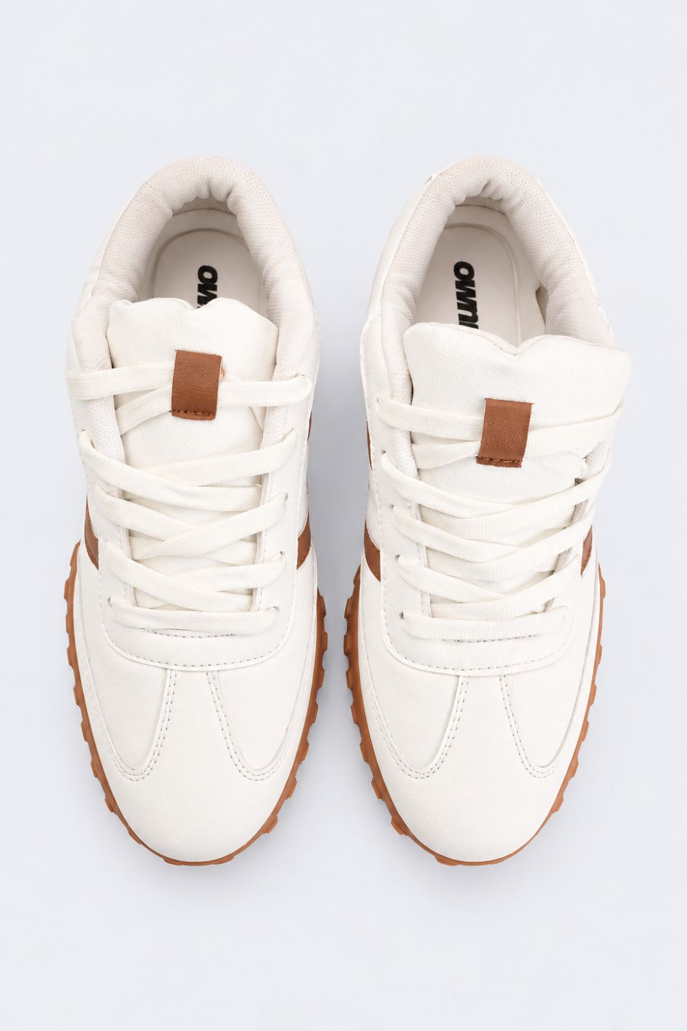 Men White Colorblocked Lace-Up Sports Sneaker - Image 4
