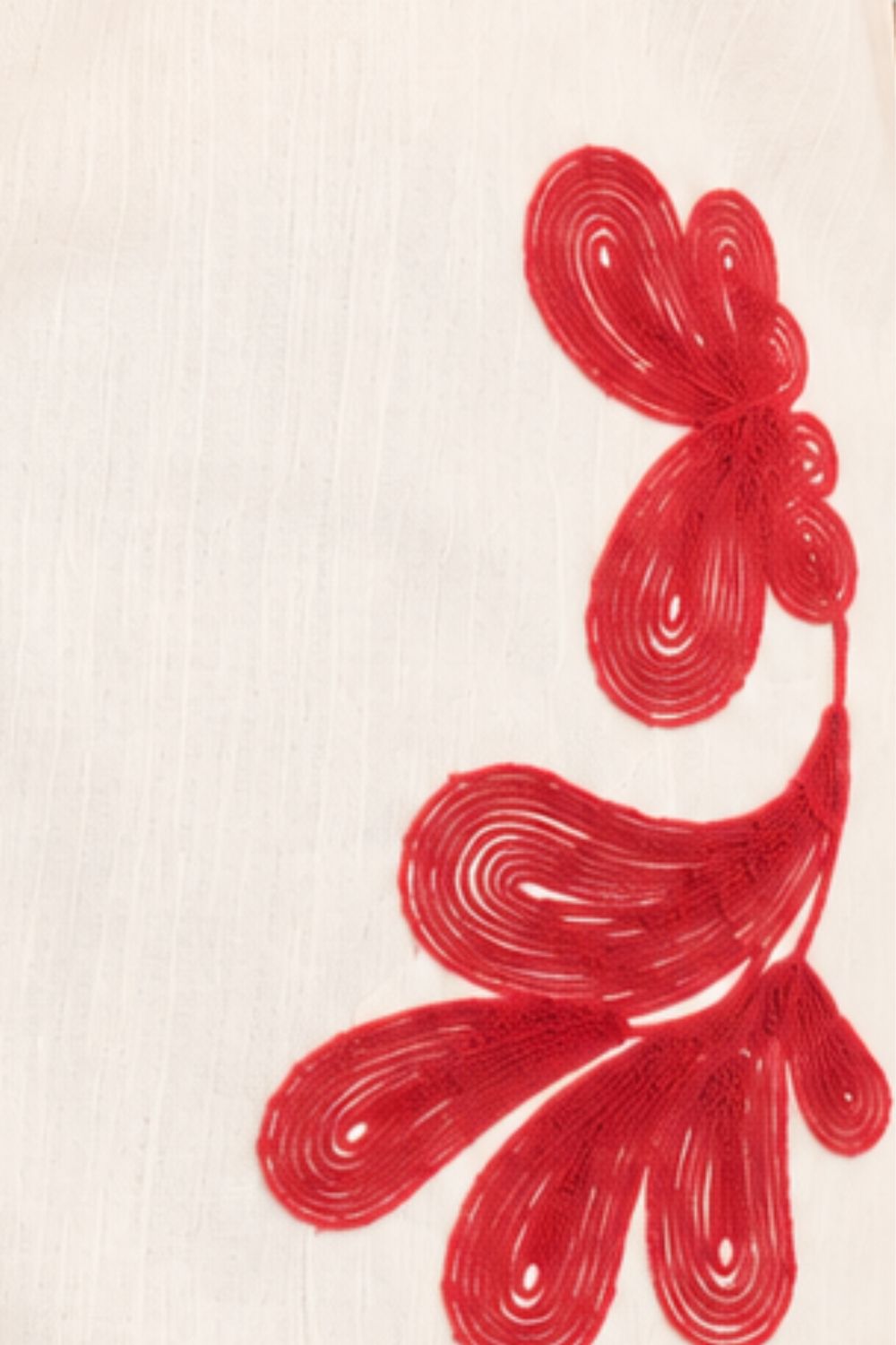 Womens Floral Embroidered Longline Dress - Image 8