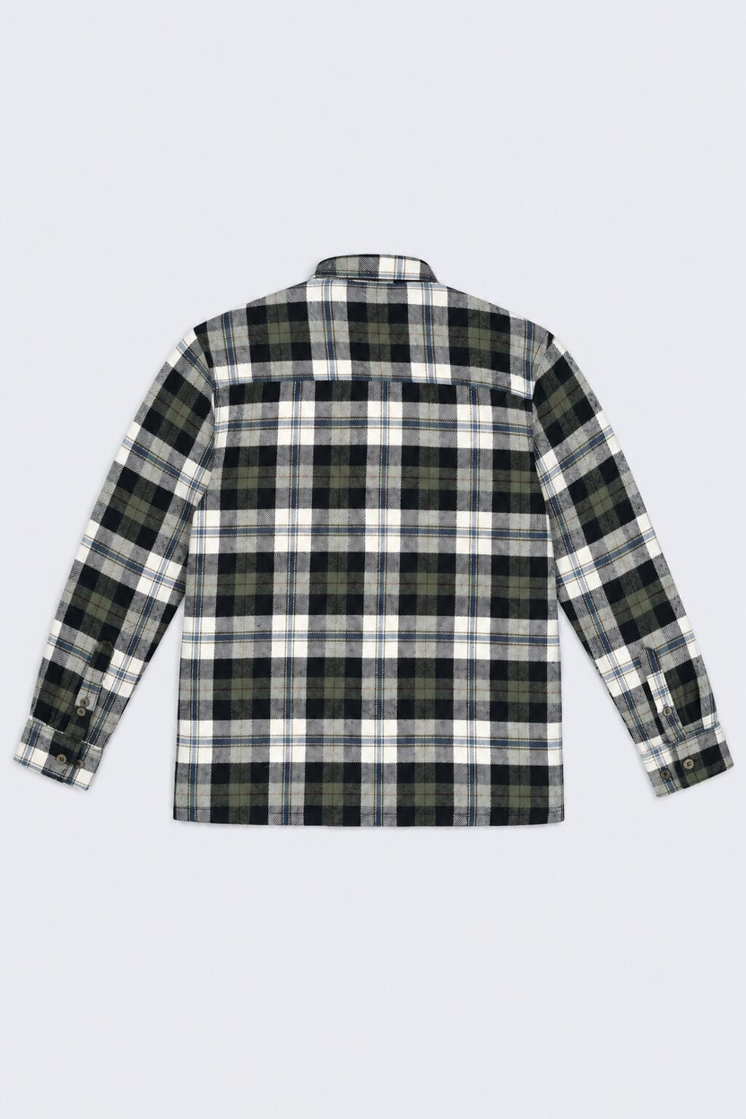 Tweens Boys Checked Cotton Flannel Shirt - Image 3