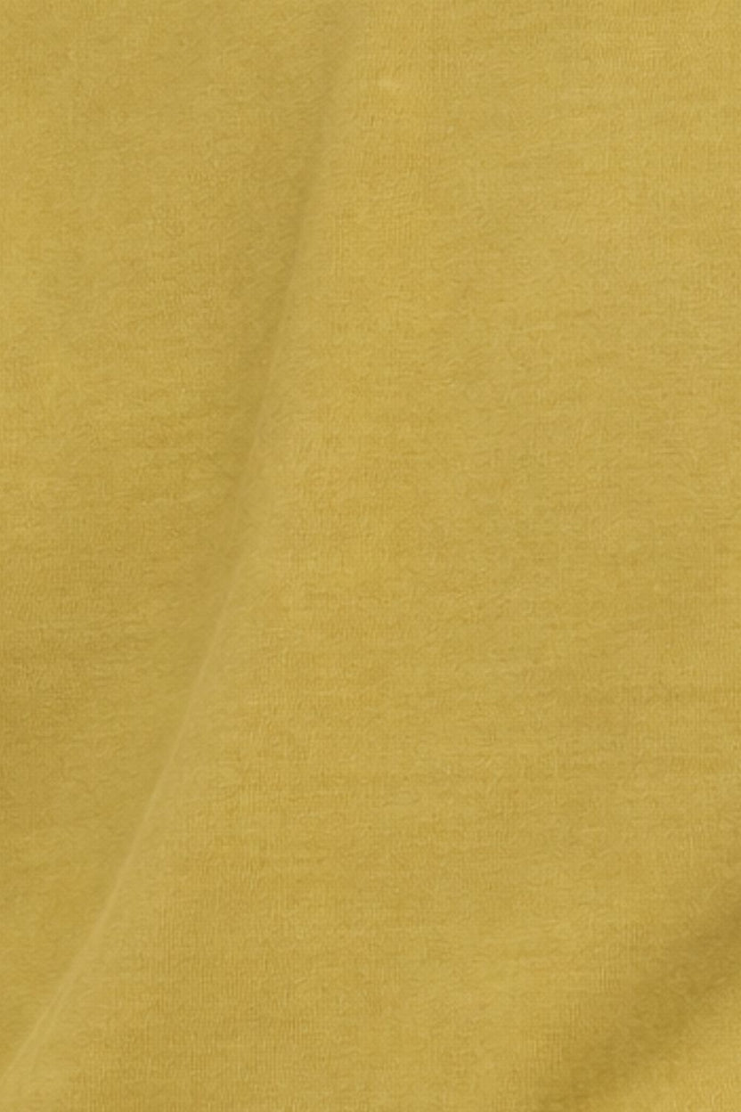 Mens Olive Solid Cotton Blend T-Shirt - Image 8
