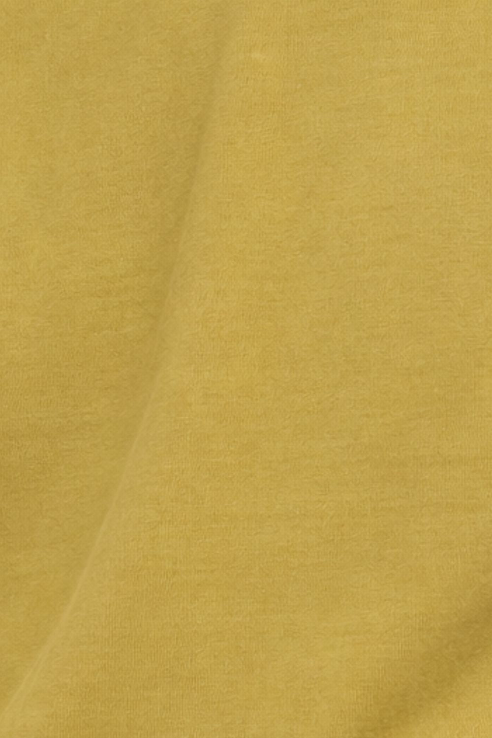 Mens Olive Solid Cotton Blend T-Shirt - Image 8