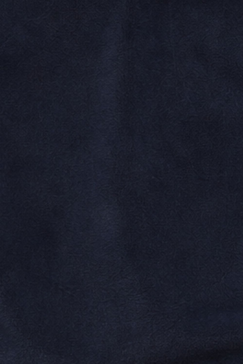 Mens Navy Textured High Neck Sweatshirt - Image 8
