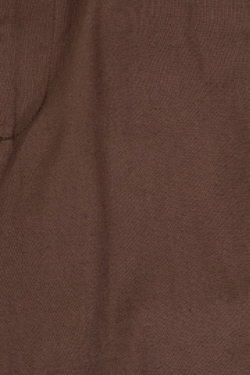 Mens Brown Relaxed Fit Drawstring Relaxed Fit Trouser - Image 8