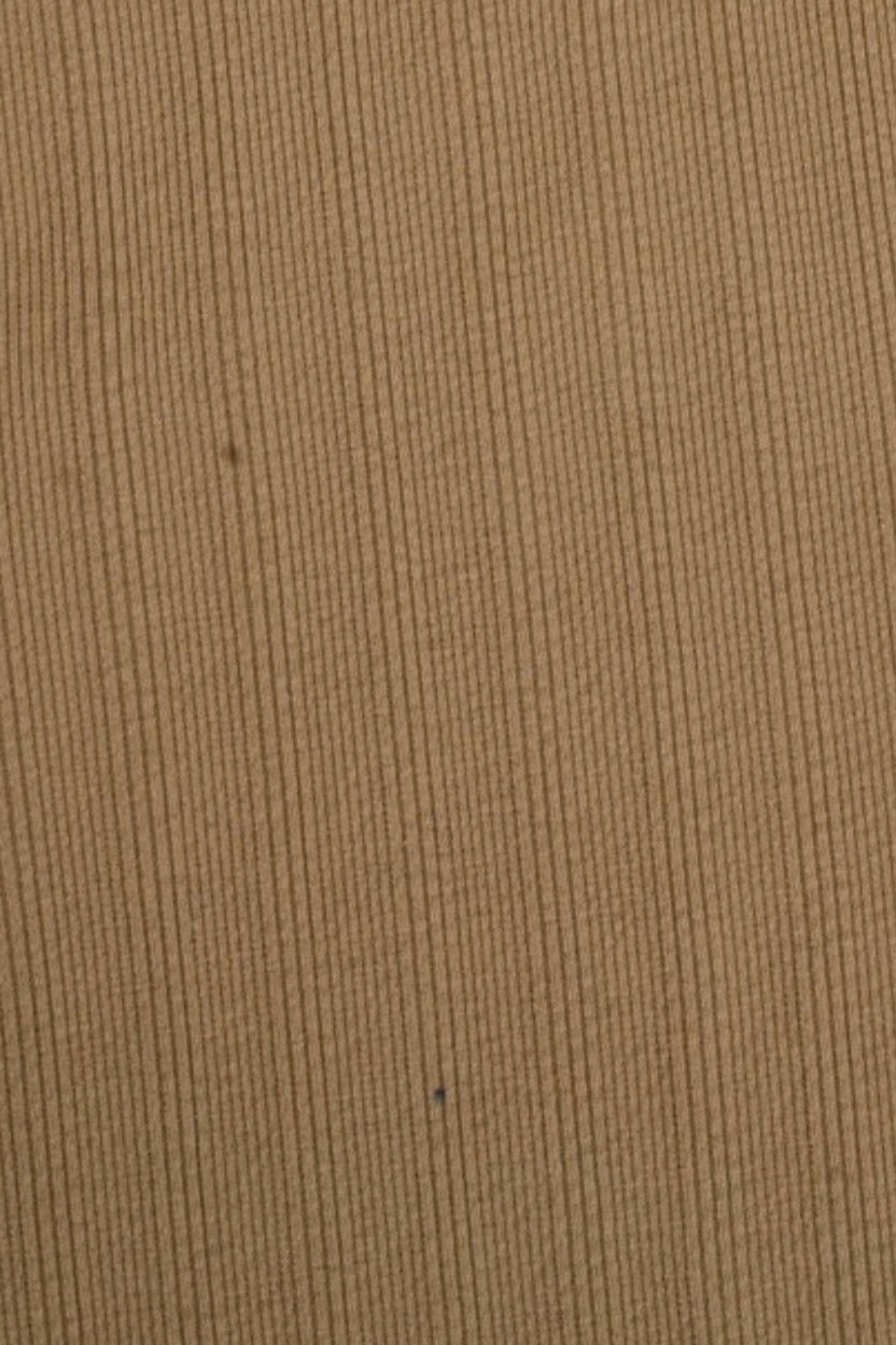 Mens Taupe Solid Textured Polo T-Shirt - Image 8