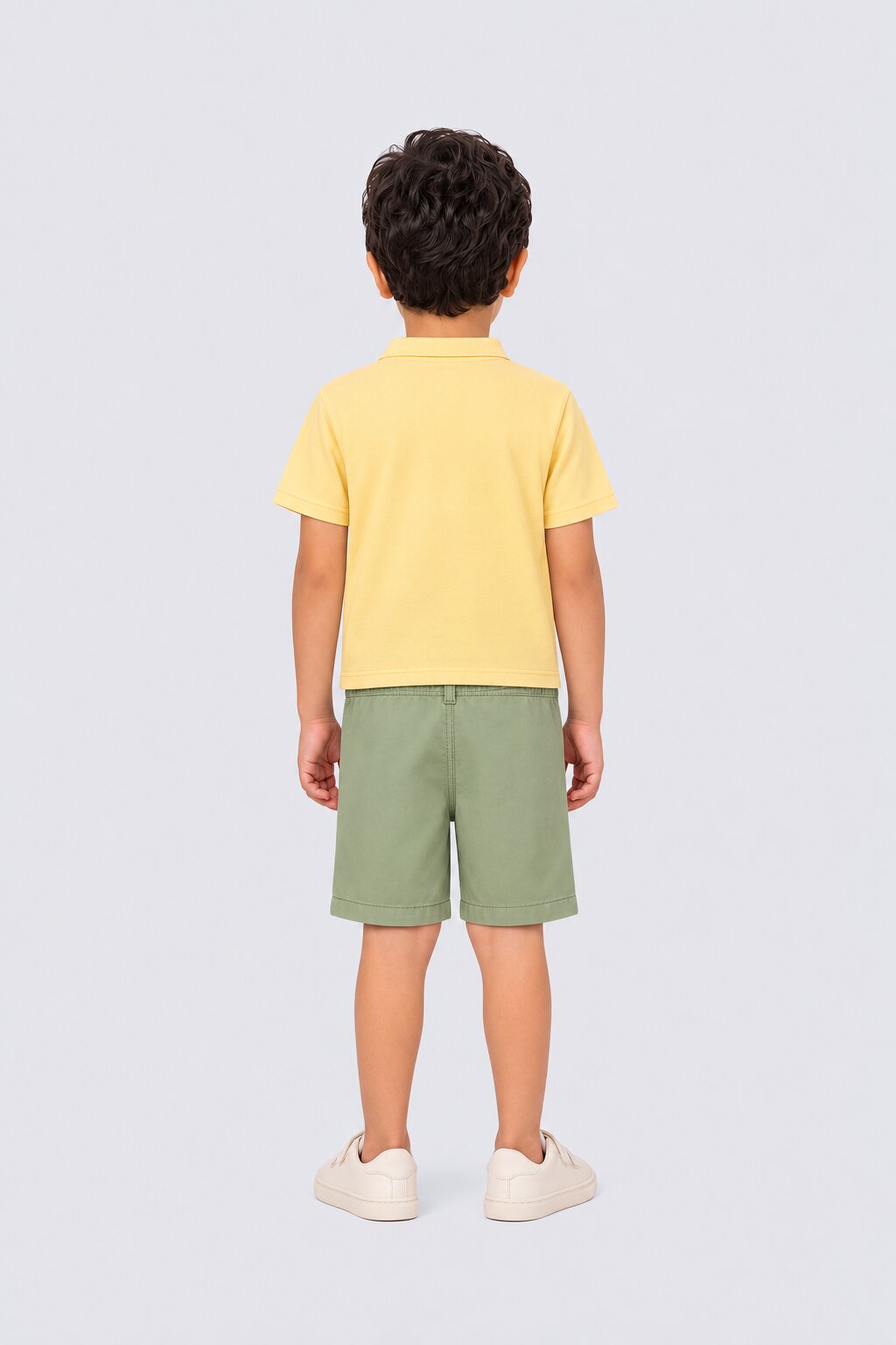 Yellow Graphic Printed Cotton  Boys  Co-ord Set - Image 3