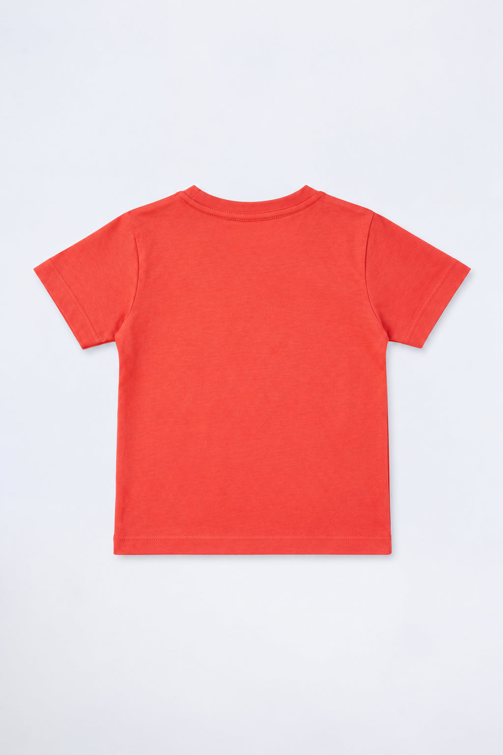 Red Graphic Printed Cotton Boys Co-ord Set - Image 4