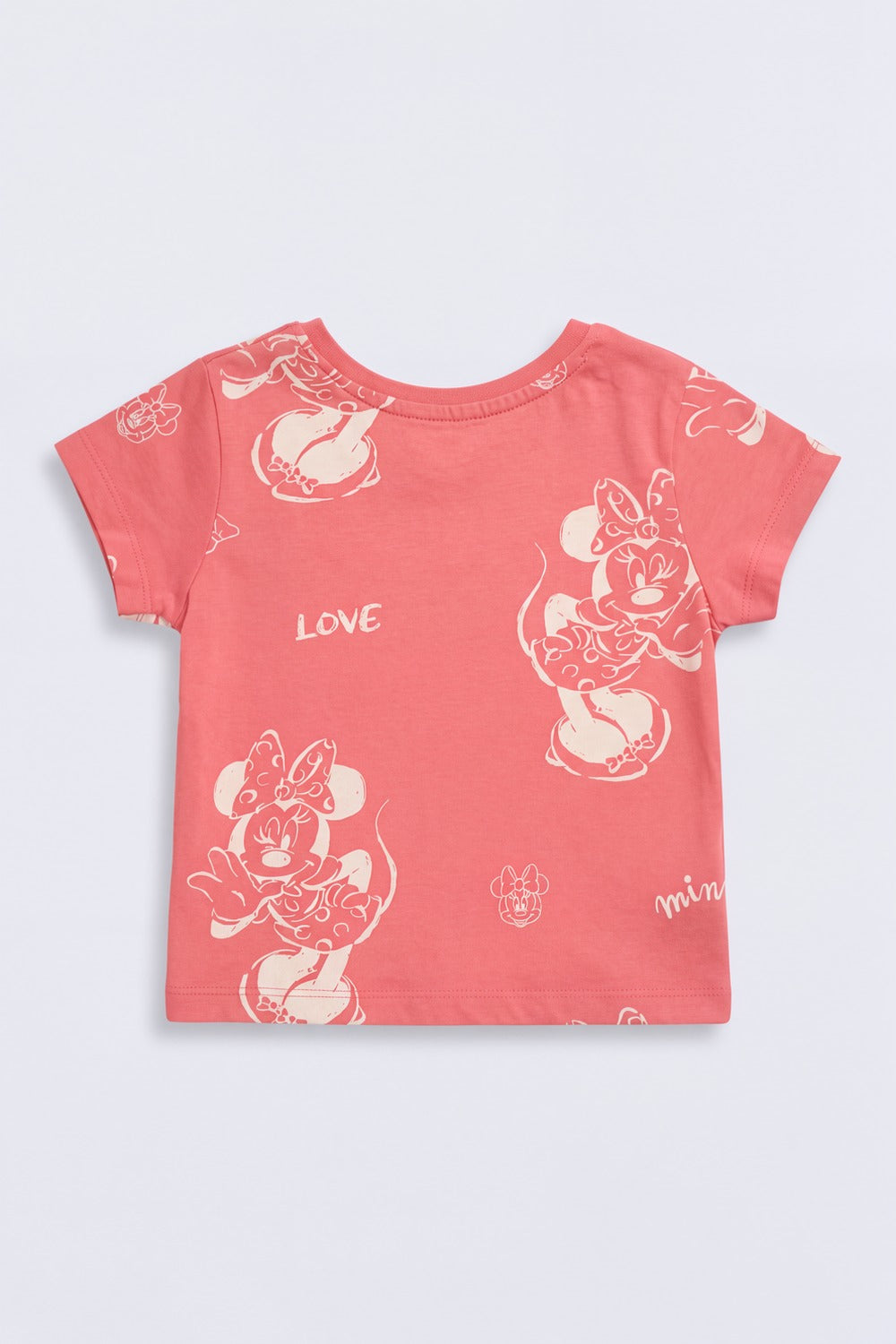 Red All - Over Printed Cotton Night Suit - Image 4