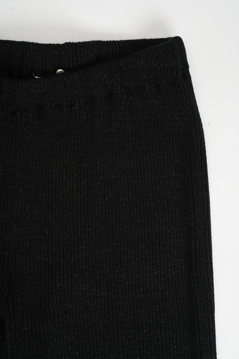 Tweens Girls Black Self Design Wide Leg Pant - Image 5