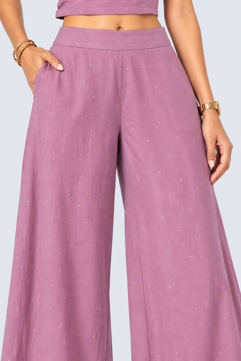 Womens Lilac Three-Piece Floral Co-ord Set - Image 4