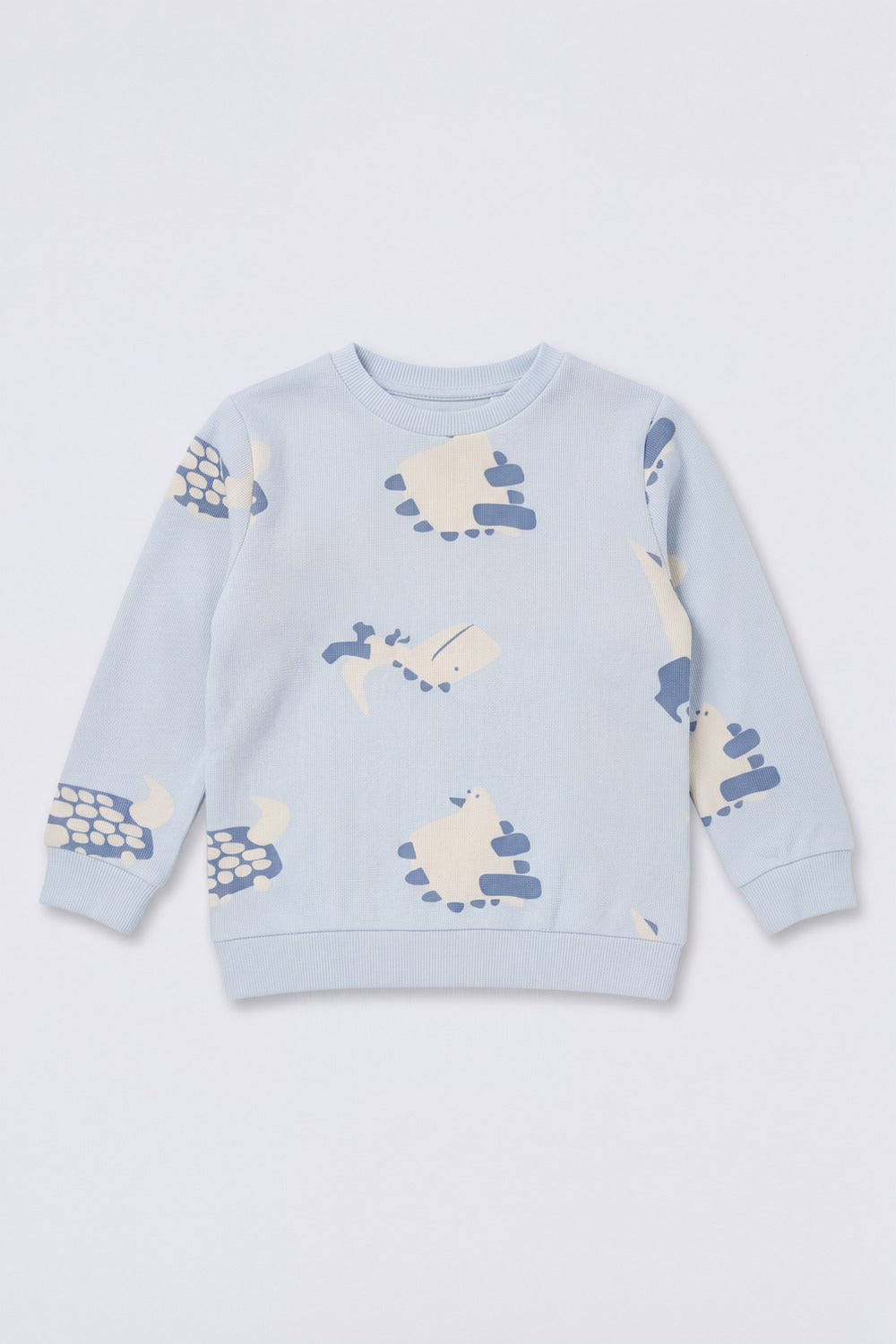 Infant Boys Blue Dinosaur Print Co-ord Set - Image 4