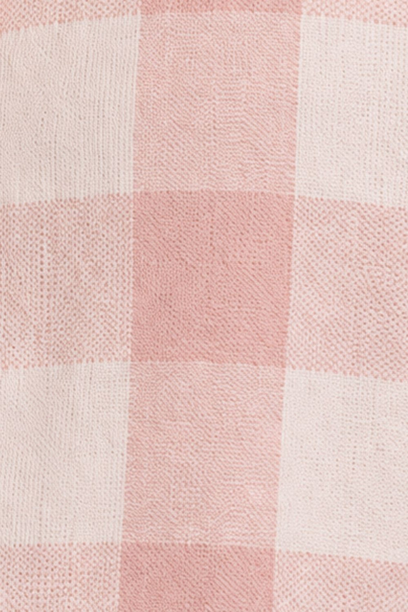 Pink Checked Cotton Casual Shirt - Image 8