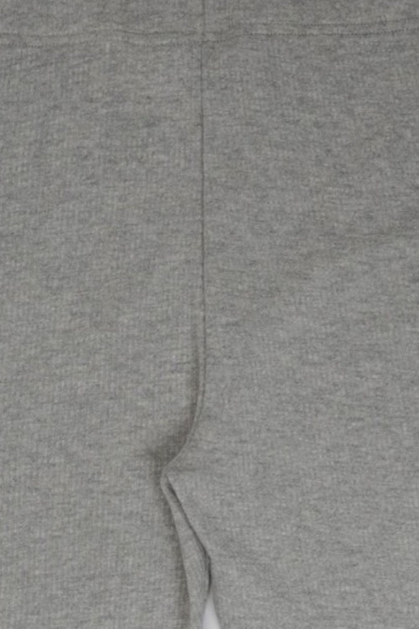 Womens Grey Solid Mid Rise Leggings - Image 7