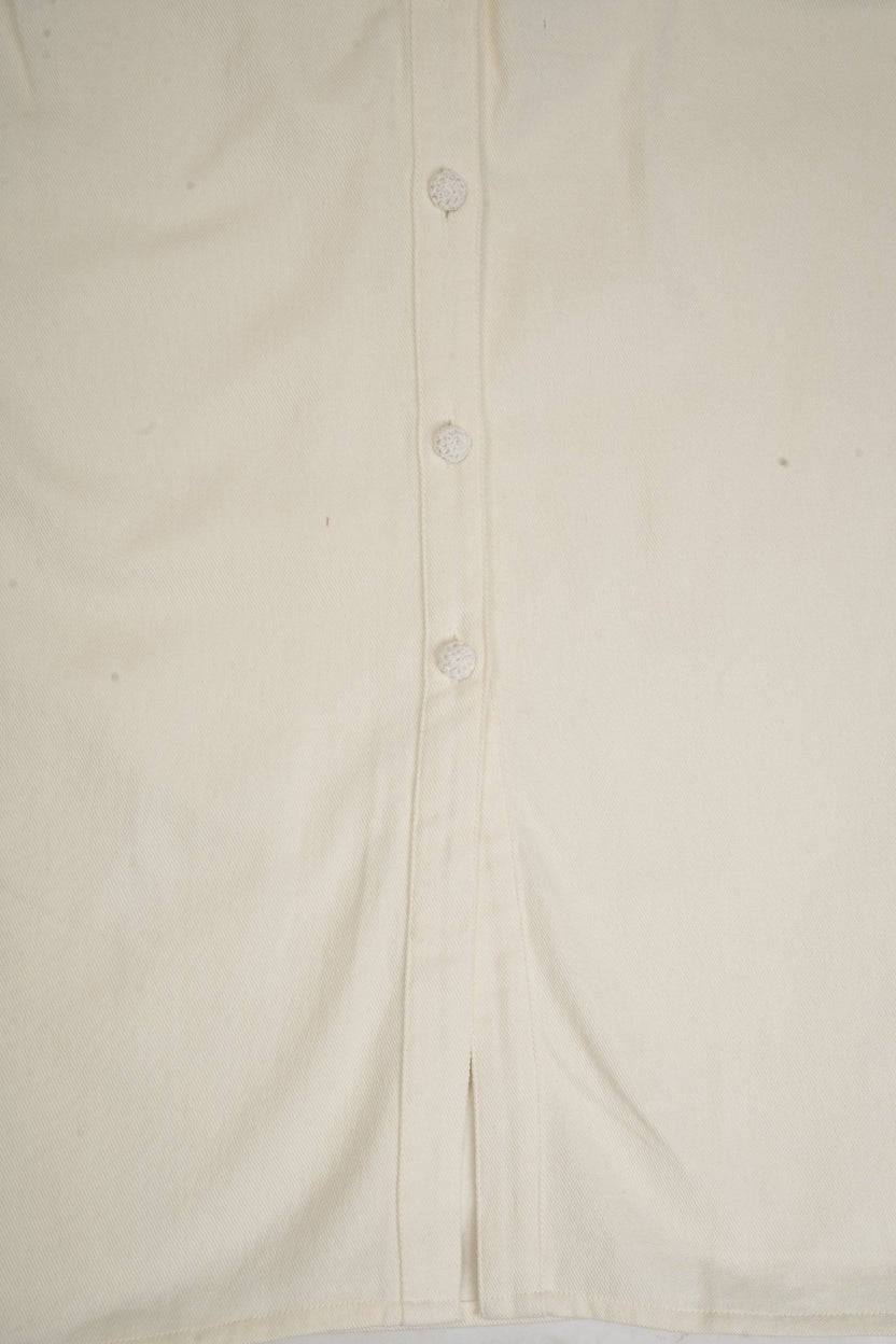 Womens Beige Ruched Midi Shirt Dress - Image 8