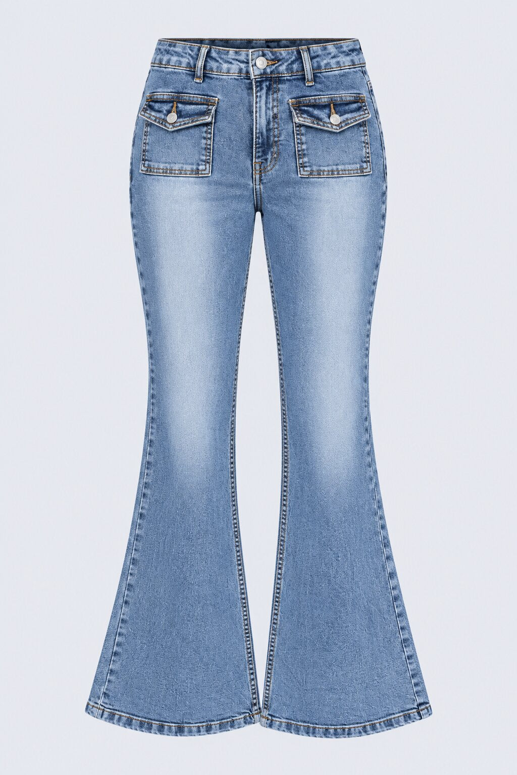 Womens Regular Front Pocket Bootcut Jeans - Image 7