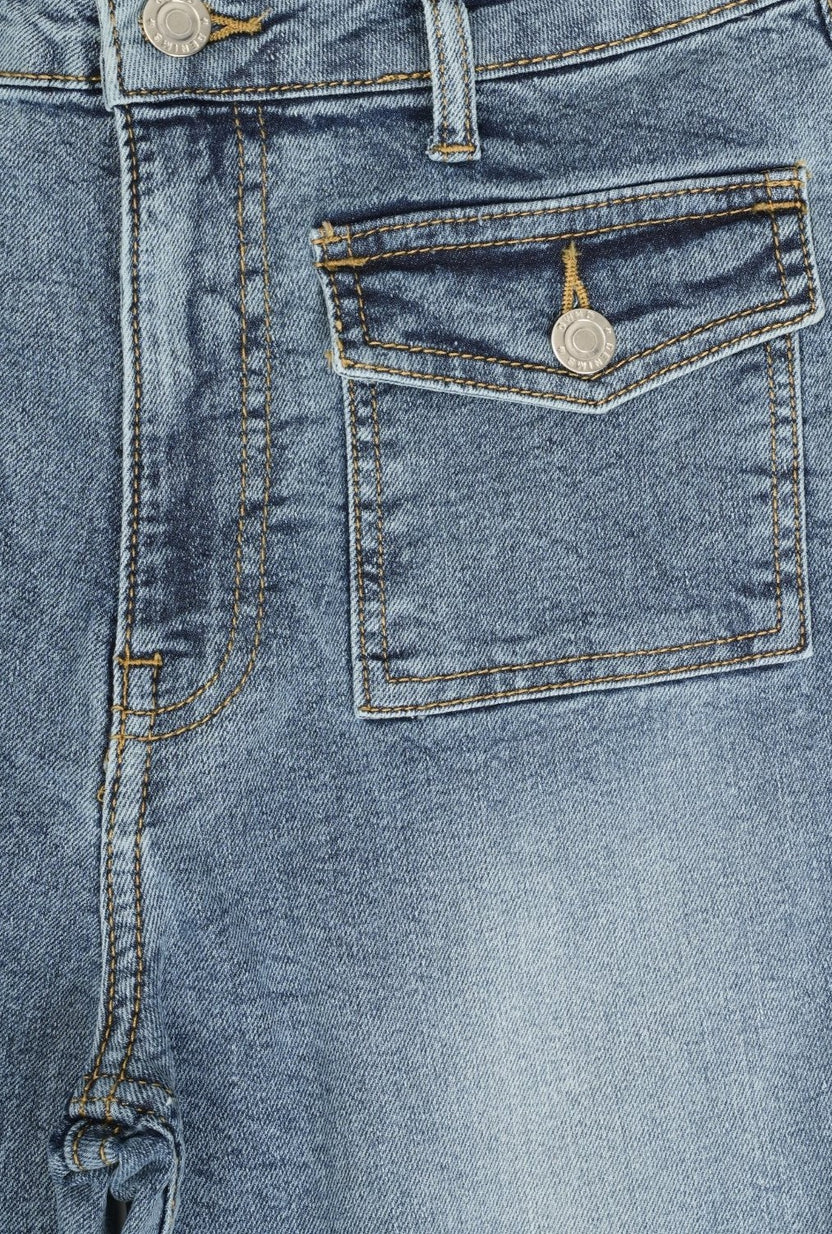 Womens Regular Front Pocket Bootcut Jeans - Image 8