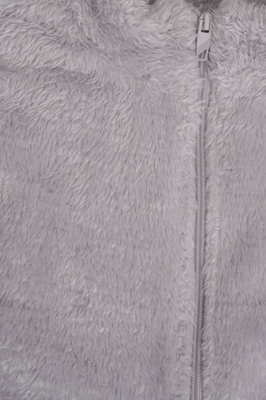 Womens Lilac Fleece Zip-Up Cozy Jacket - Image 7