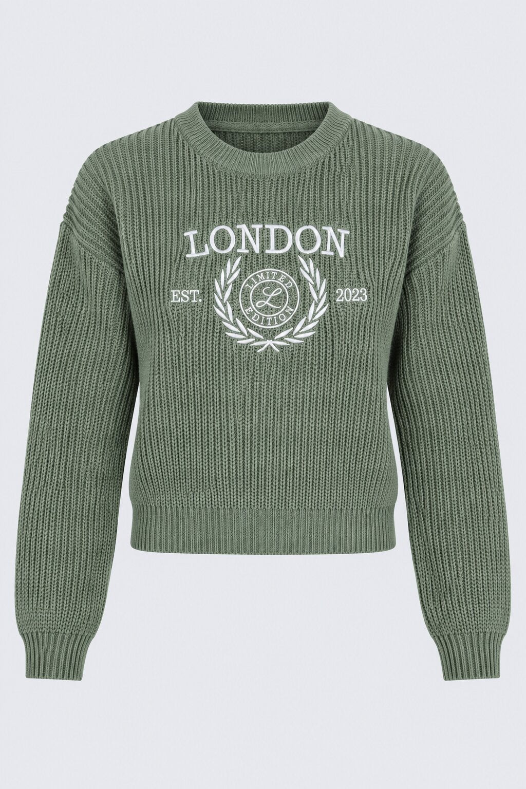 Womens Mint London Graphic Sweater - Image 7