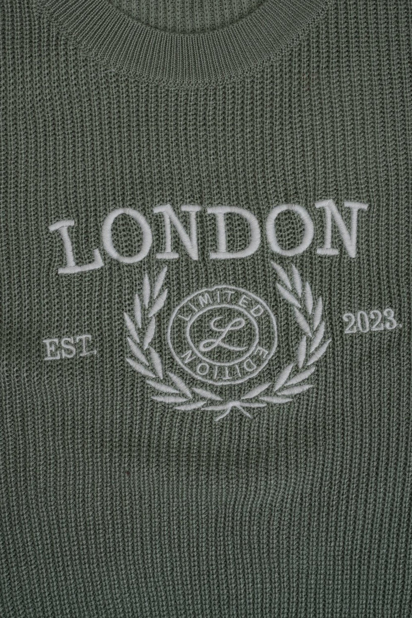 Womens Mint London Graphic Sweater - Image 8
