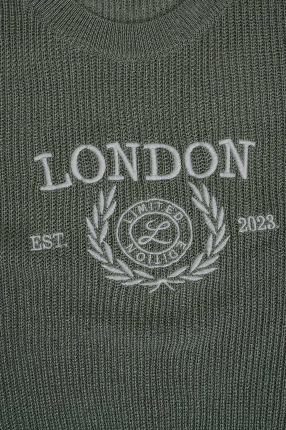 Womens Mint London Graphic Sweater - Image 8