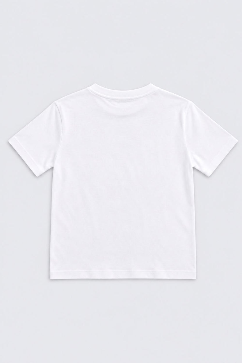 Tweens Boys White Typographic Print Cotton T-Shirt - Image 4