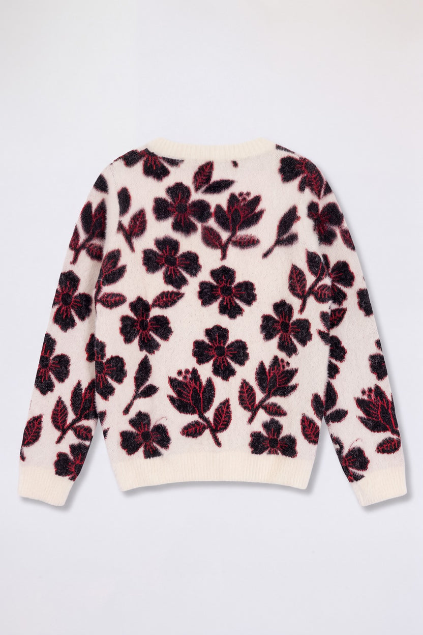 Off White Knit Tweens Girls Sweater - Image 4
