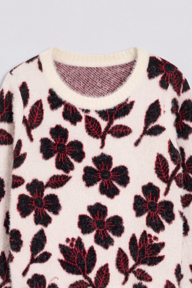 Off White Knit Tweens Girls Sweater - Image 6