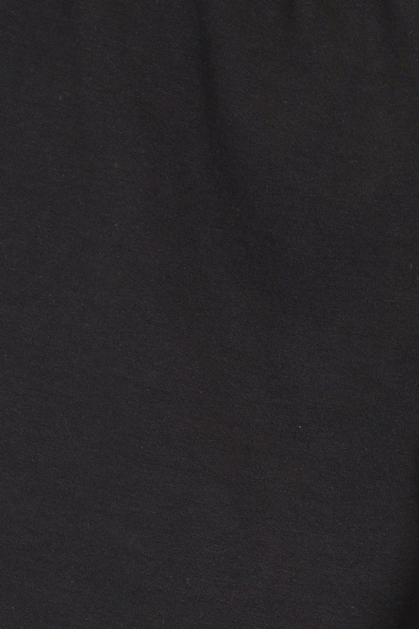 Mens Black Solid Cotton Blend Joggers - Image 8