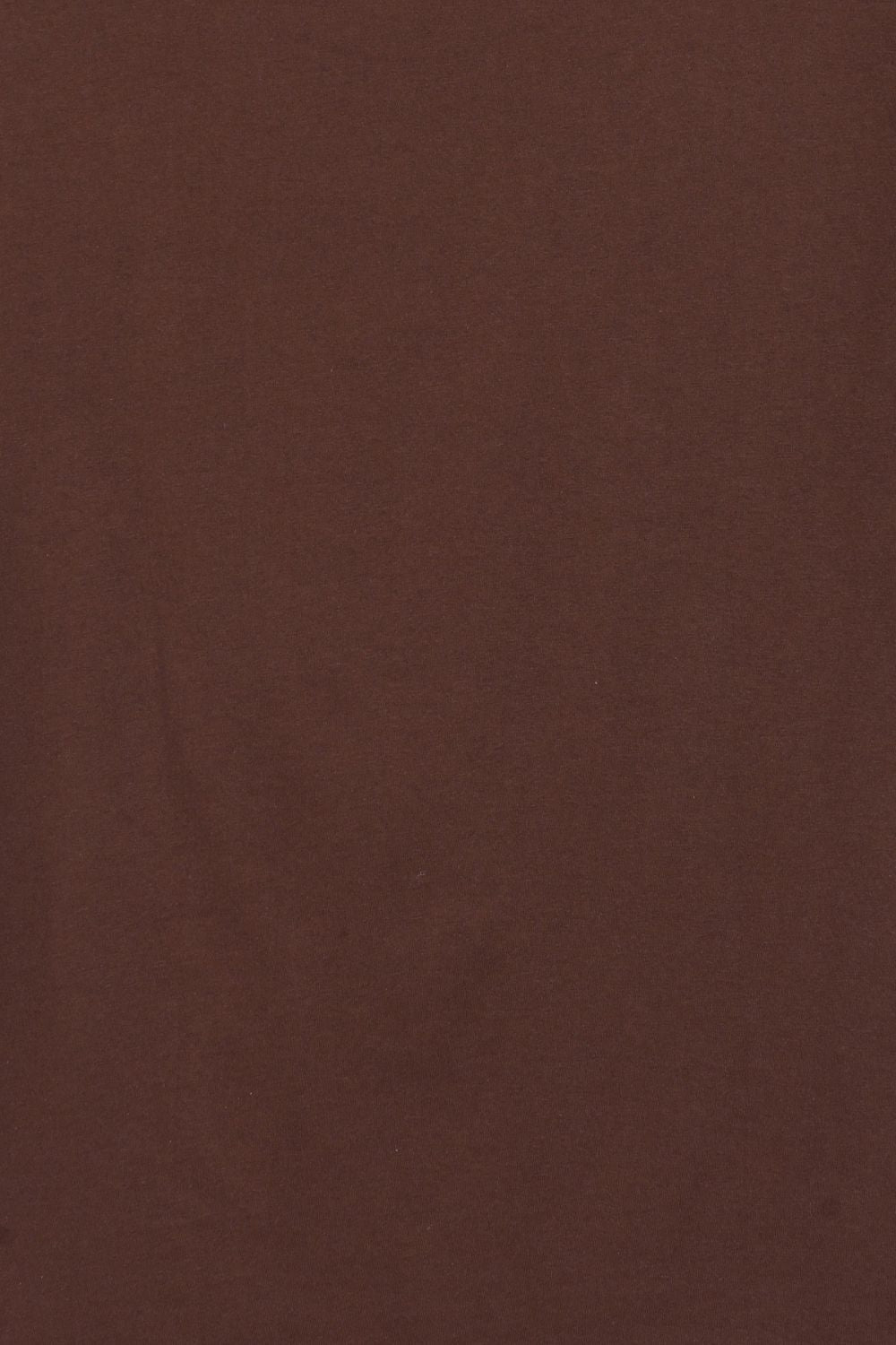 Brown Solid Cotton Crew Neck T-Shirt - Image 8