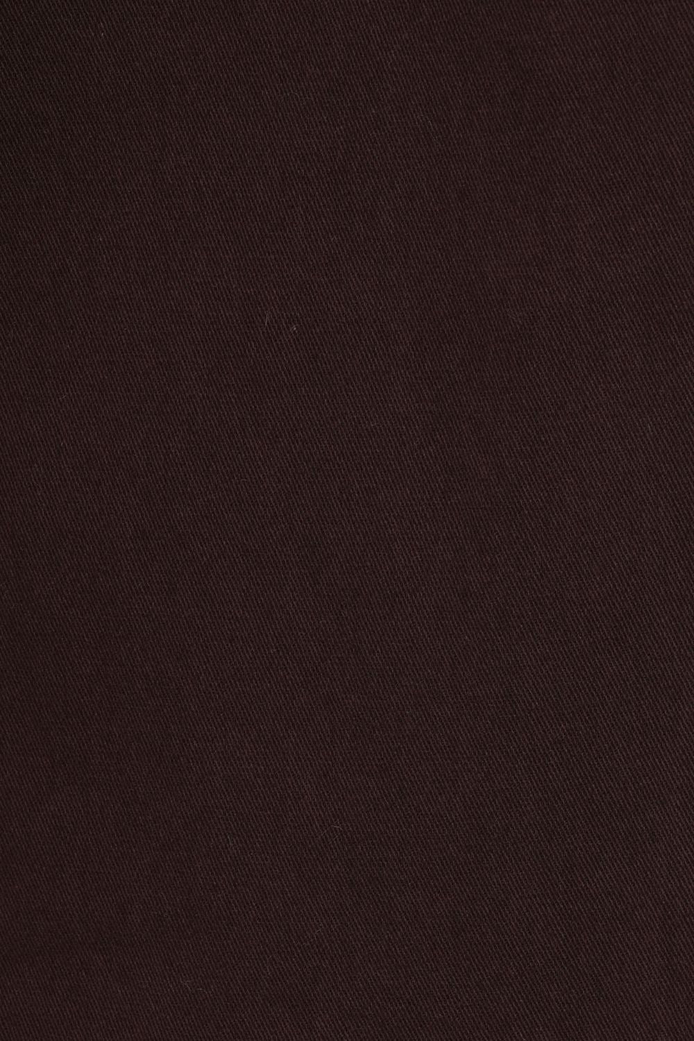 Mens Dark Brown Regular Fit Solid Trouser - Image 8
