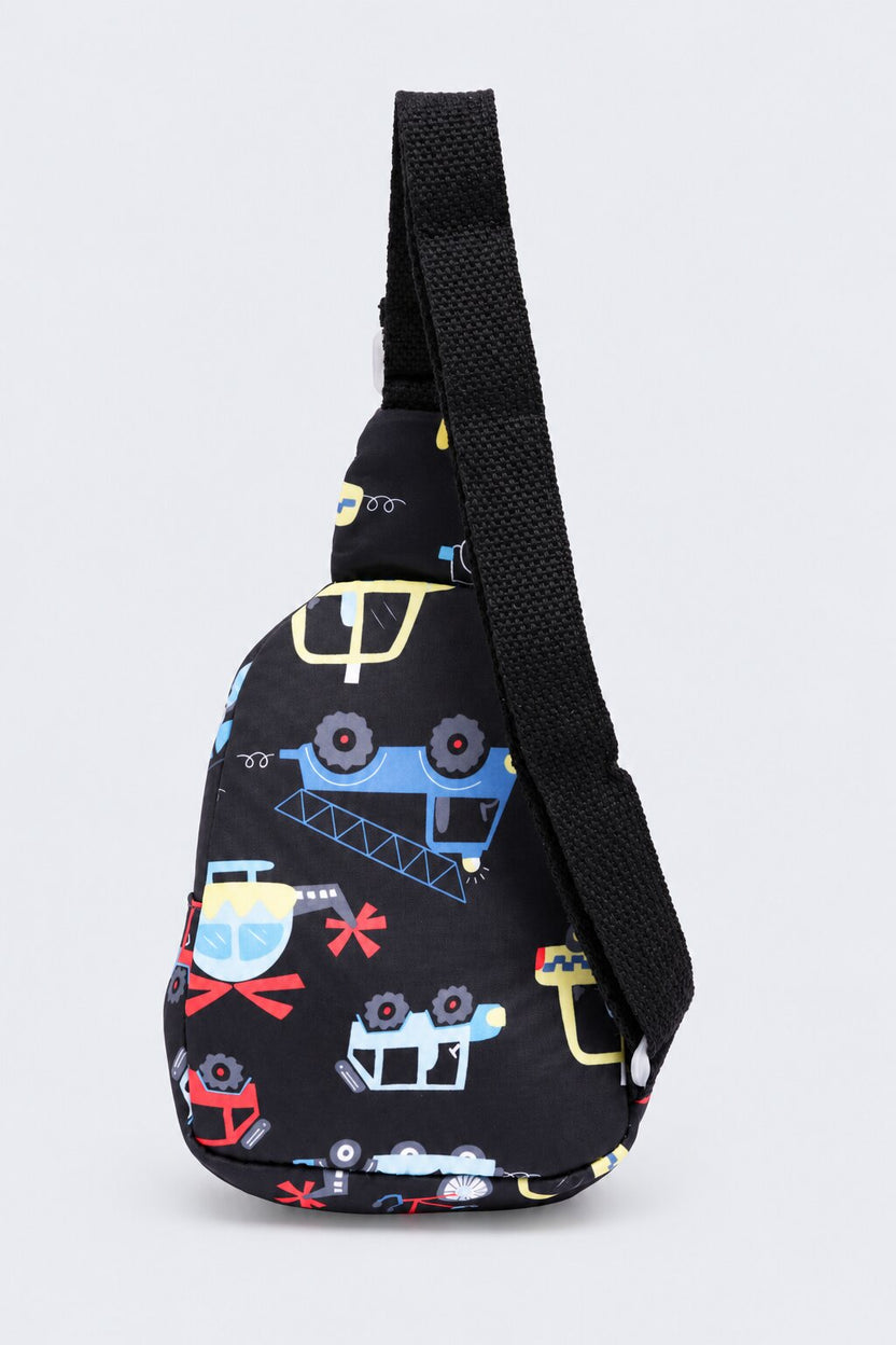 Boys Vehicle Print Sling Bag - Image 4