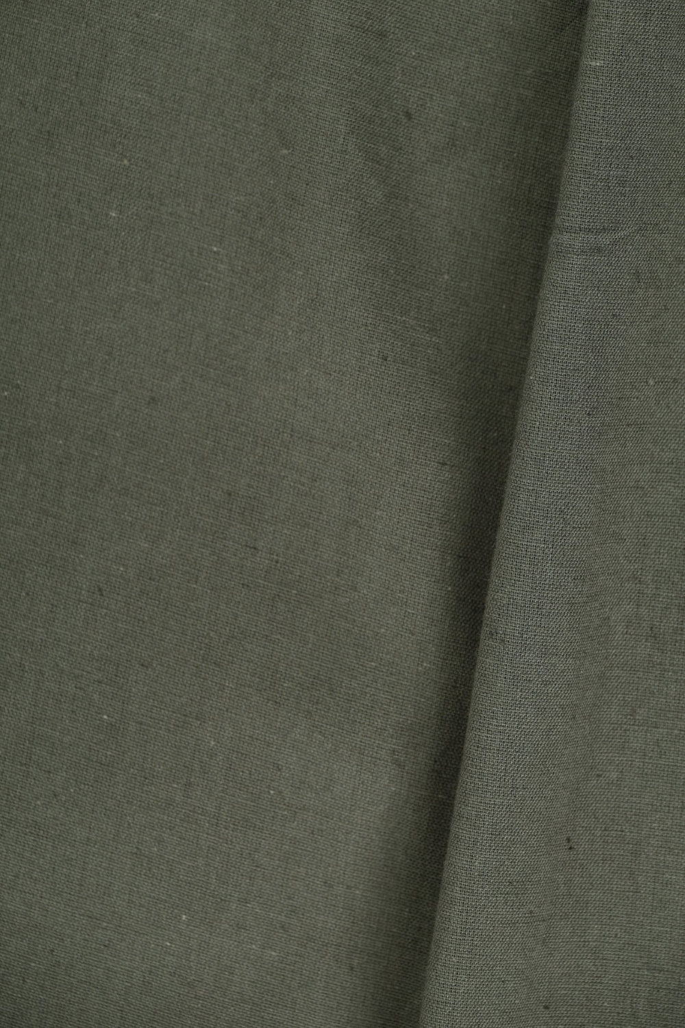 Womens Olive Green Puff Sleeve Midi Dress - Image 8