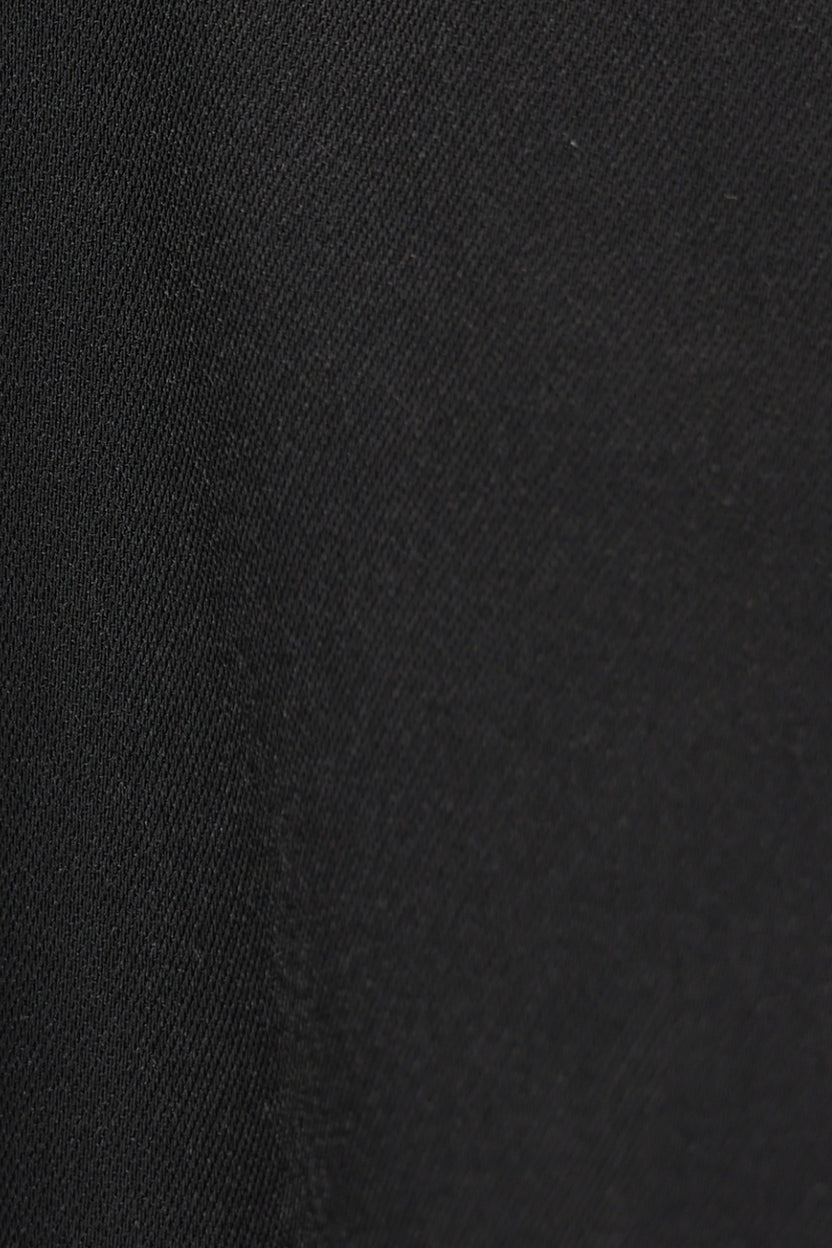 Womens Black Lace Detail Wrap Trouser - Image 8