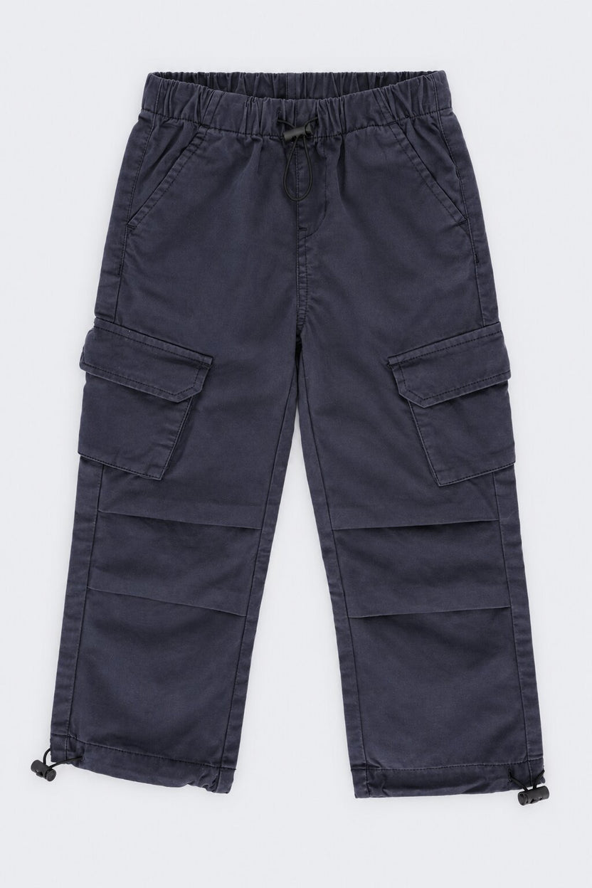 Boys Navy Utility Cargo Jogger - Image 2