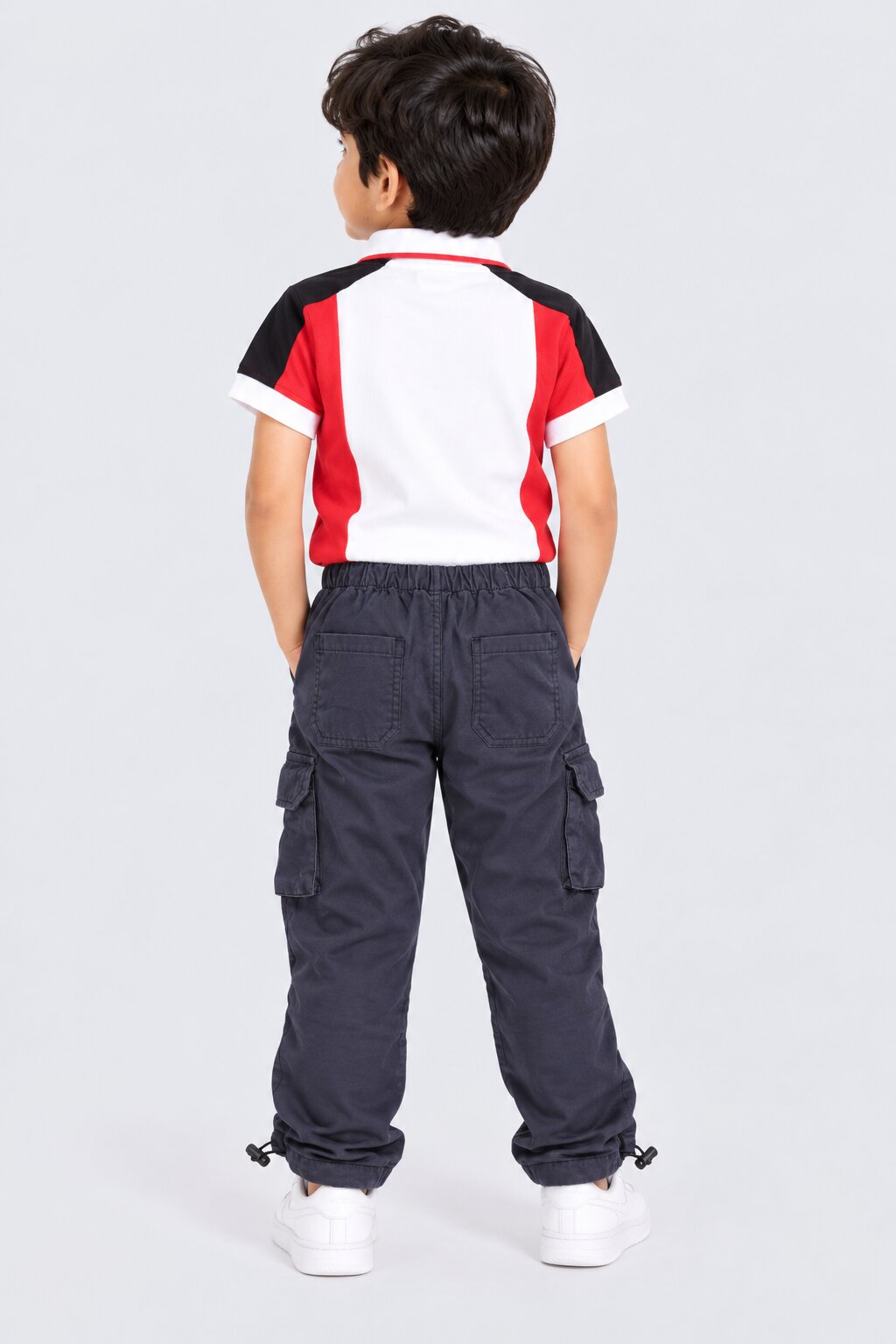 Boys Navy Utility Cargo Jogger - Image 3