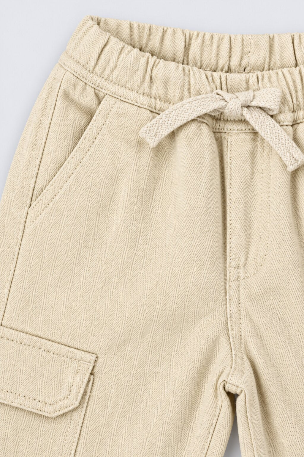 Boys Beige Utility Cargo Trouser - Image 4