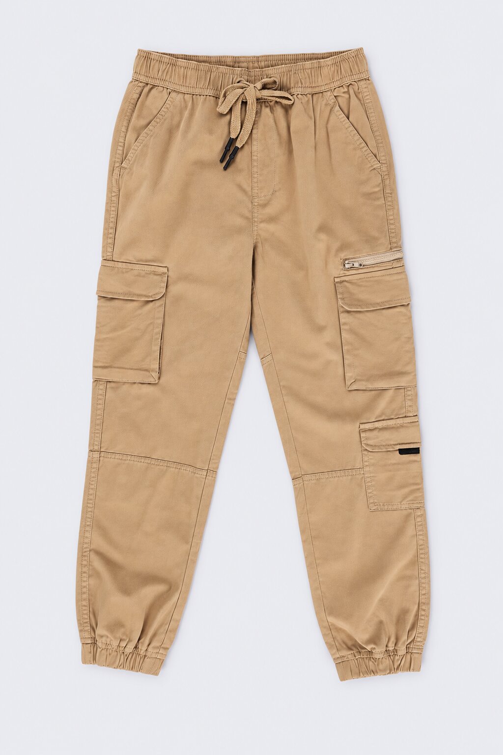Tweens Boys Beige Utility Cargo Jogger - Image 2