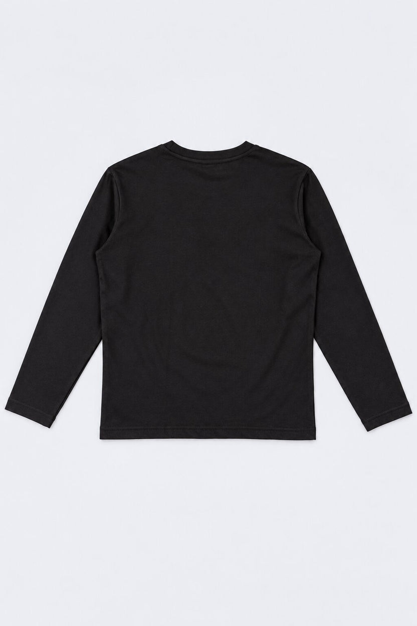 Tweens Boys Black Graphic Print T-Shirt - Image 4