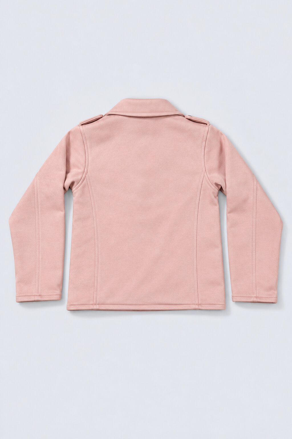 Tweens Girls Pink Biker Style Jacket - Image 4