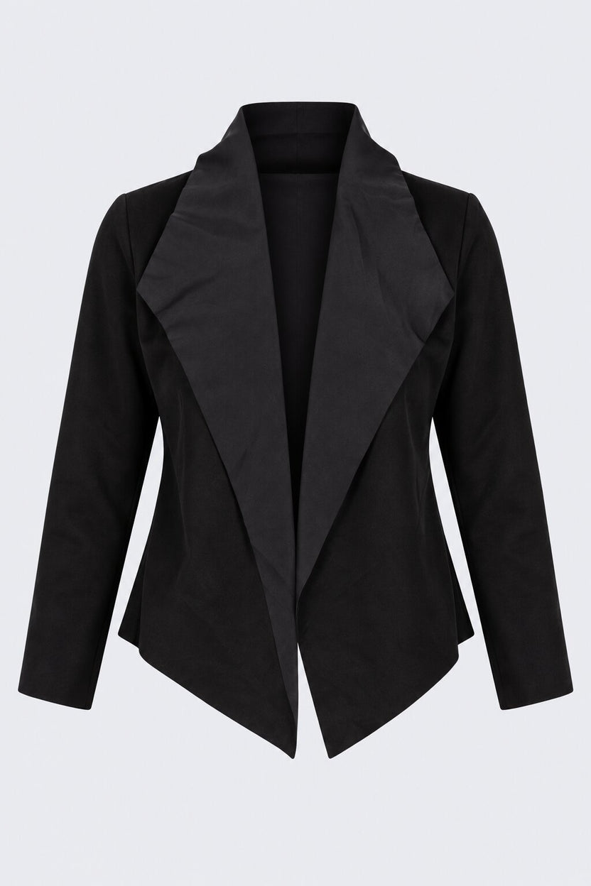 Womens Black Classic Open Front Tailored Shrug - Image 7
