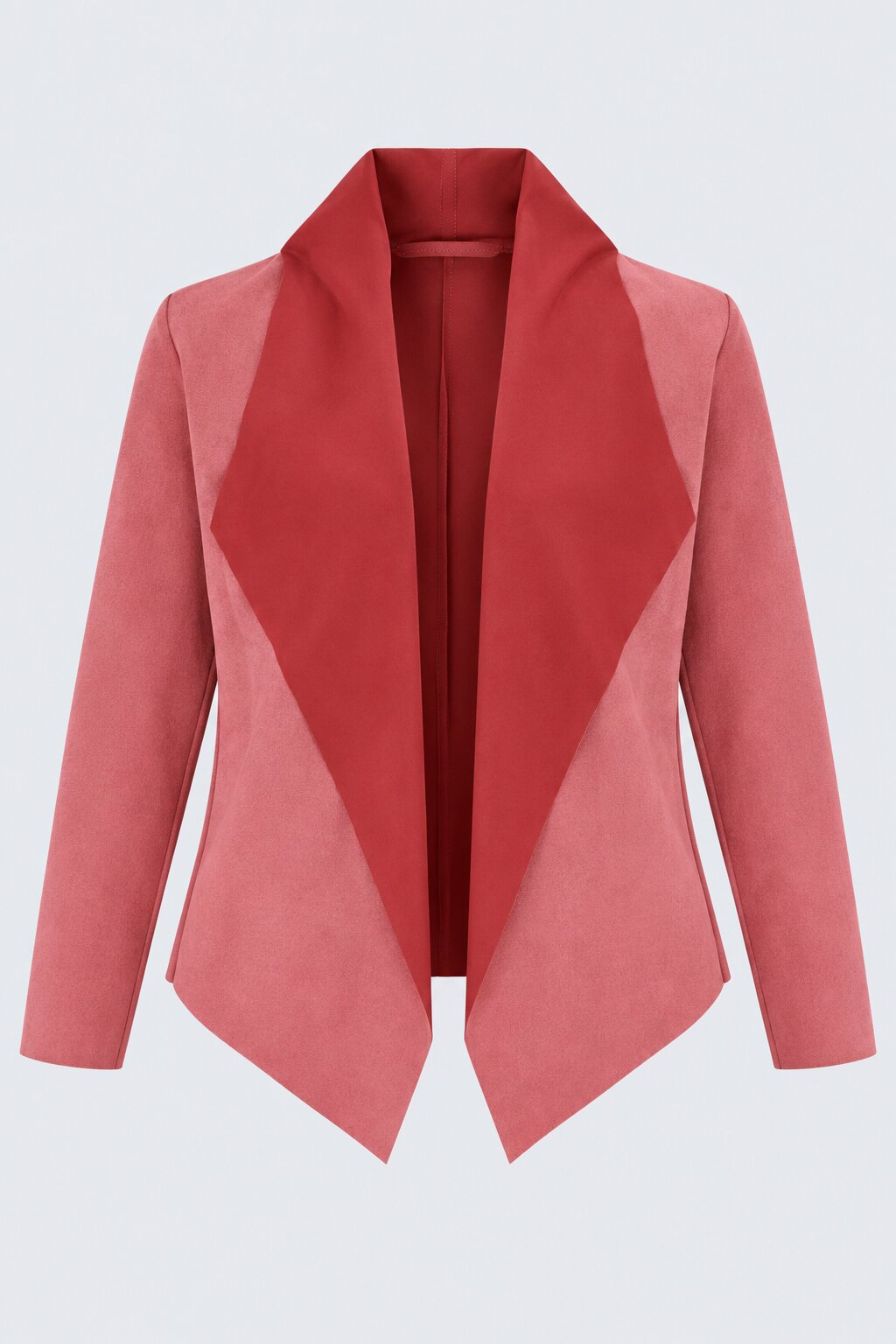 Womens Pink Classic Open Front Tailored Shrug - Image 7