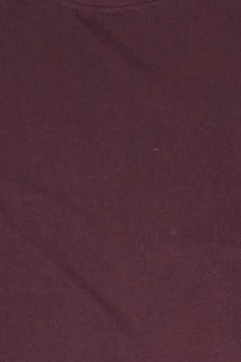 Womens Maroon Everyday Regular Fit T-Shirt - Image 8