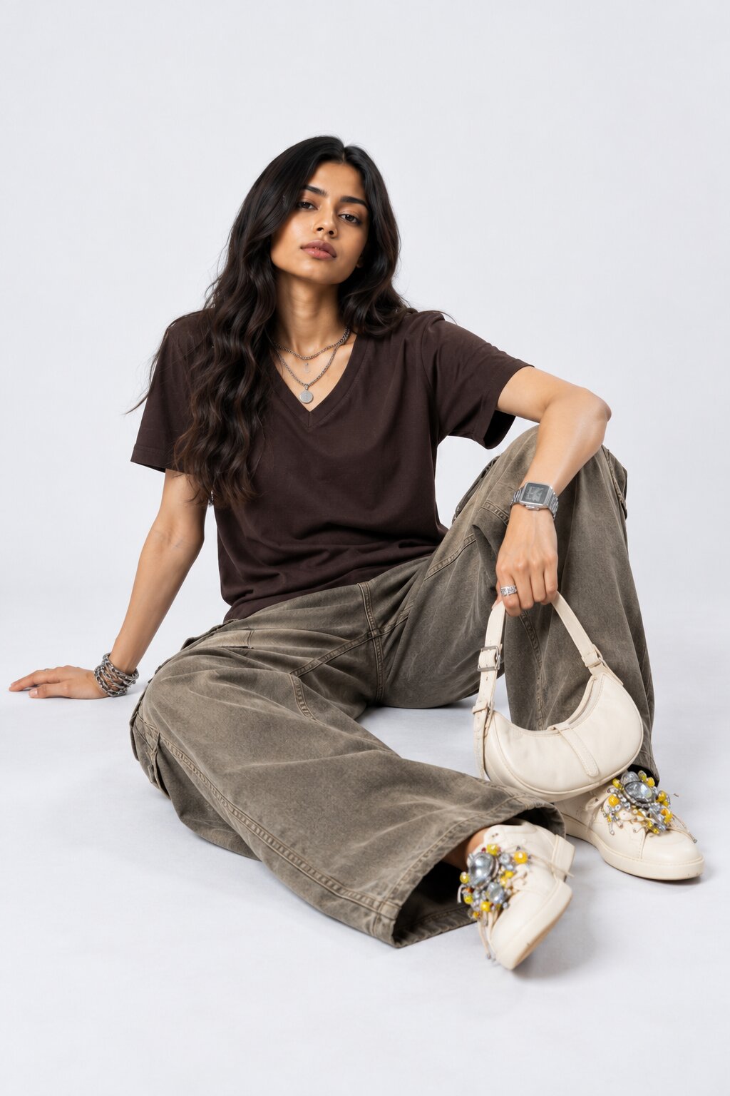 Womens Chocolate Everyday Regular Fit T-Shirt - Image 6