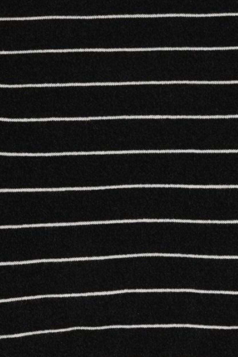 Womens Black Stripes Regular Fit Sweater - Image 7