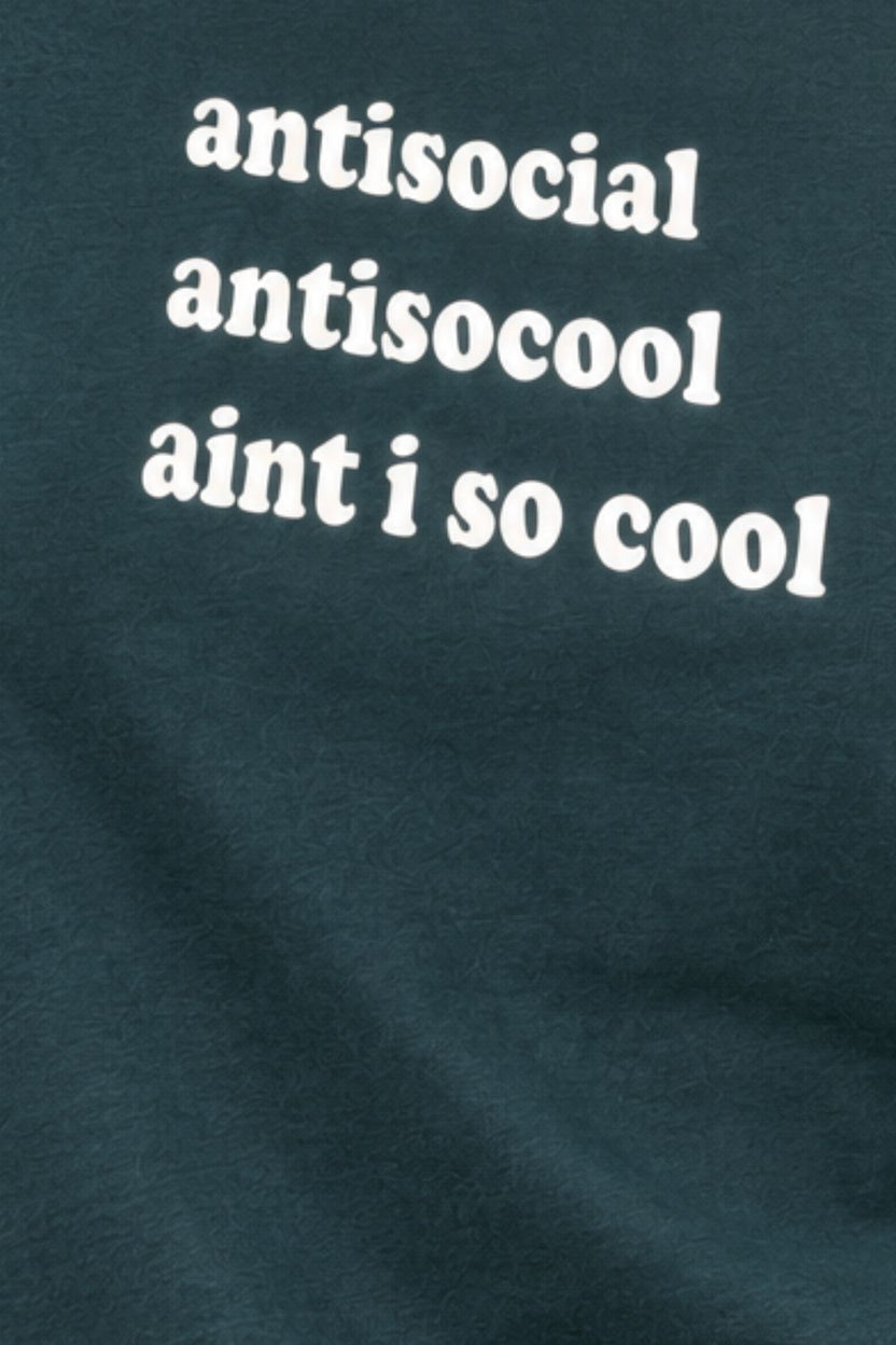 Womens Teal Slogan Print Crew Neck T-Shirt - Image 8
