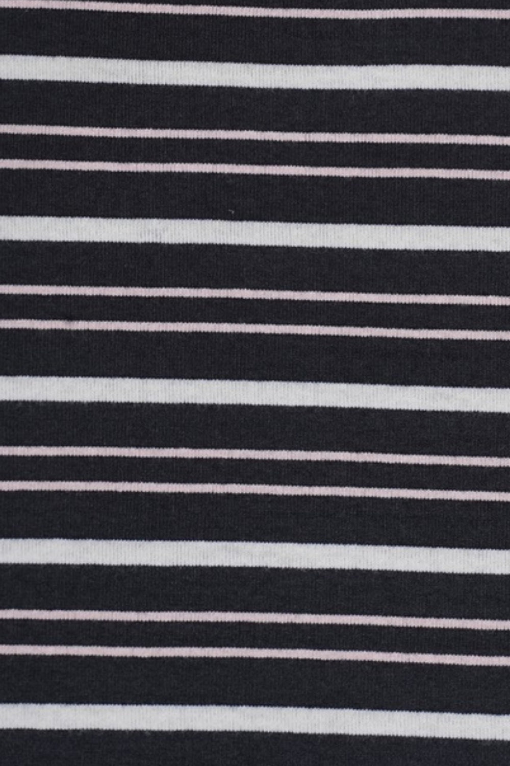 Womens Black Striped Regular Fit T-Shirt - Image 7