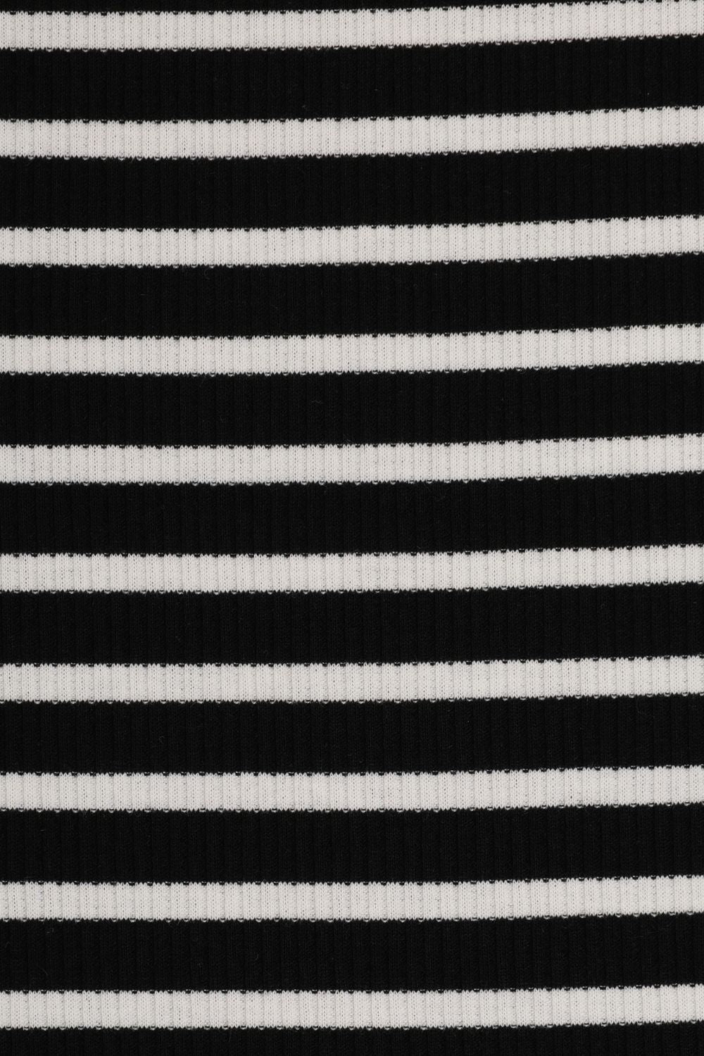 Womens Brown Striped Collared Ribbed Knit Top - Image 8
